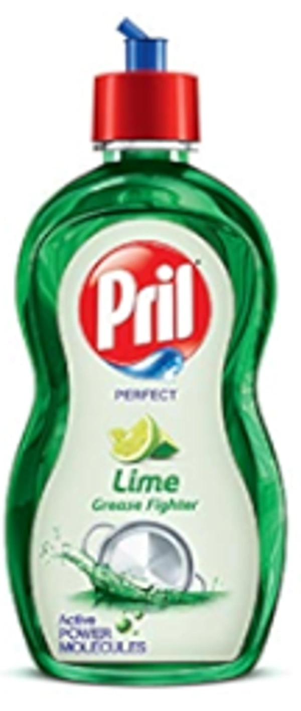 Pril Perfect Lime Grease Fighter Active Dishwash Liquid, 425ml