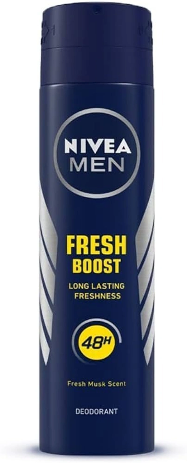 Nivea Men Fresh Boost Musk Scent Deodorant, 150ml
