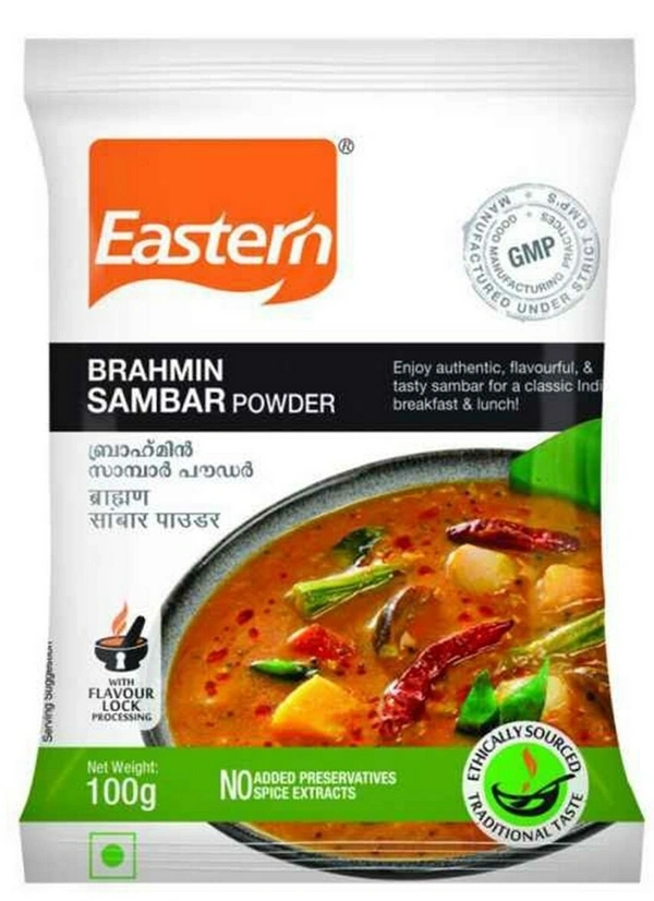 Eastern Brahmin Sambar Powder Pouch, 100g