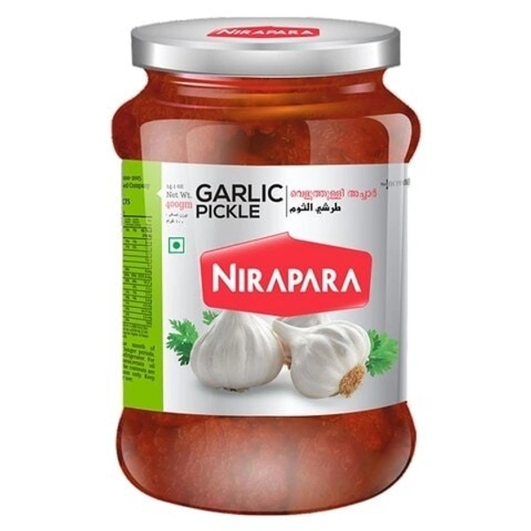 Nirapara Garlic Pickle Jar, 400g