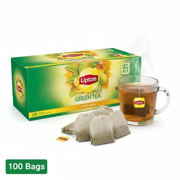 Lipton Green Tea Honey & Lemon, 100 Bags