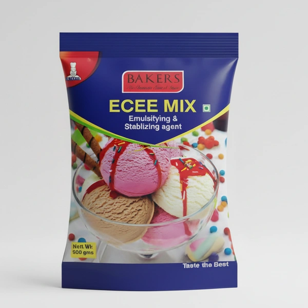 Bakers ECEE Ice Cream Mix, Emulsifying & Stabilizer Agent, 500g