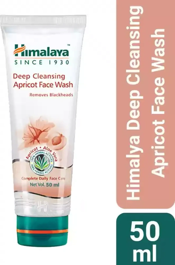 Himalaya Face Wash Apricot Deep Cleansing, 50ml