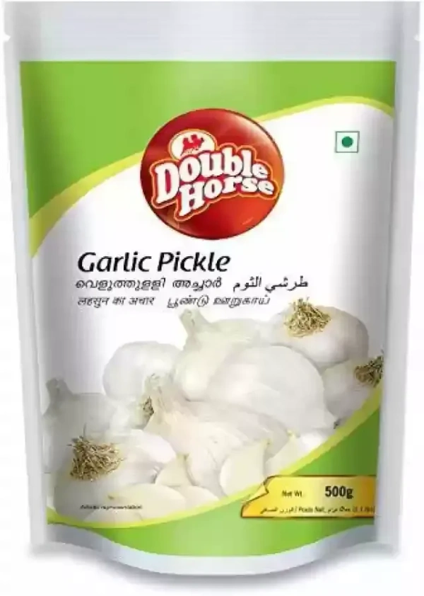 Double Horse Garlic Pickle Pouch, 500g