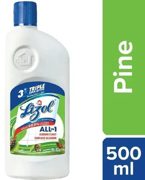 Lizol Disinfectant Surace Cleaner Pine, 500ml