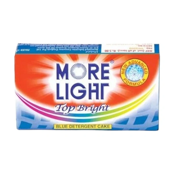 More Light Top Bright Blue Detergent Cake, 225g