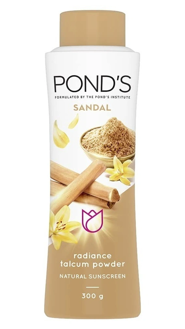Pond's Sandal Radiance Talcum Powder, 300g