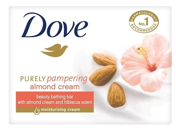 Dove Almond Cream Beauty Bathing Bar, 75g