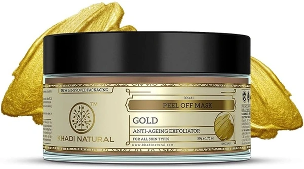 Khadi Herbal Gold Peel Off Mask, 50g