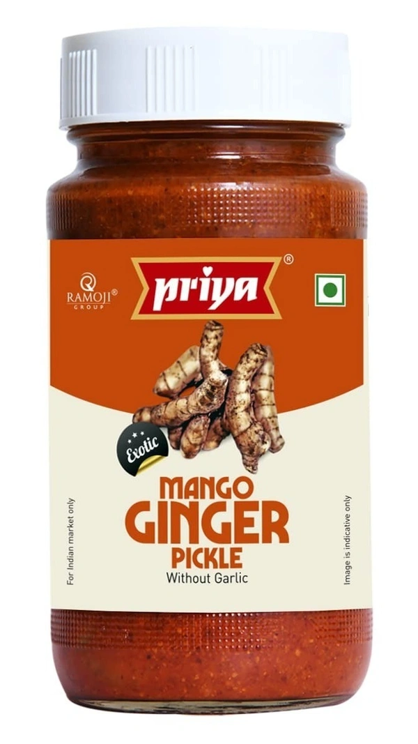 Priya Mango Ginger Pickle Without Garlic, 300g