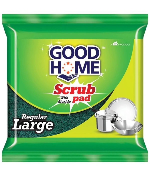 Good Home Scrub Pad With Aloxide Regular Large, 1 pcs