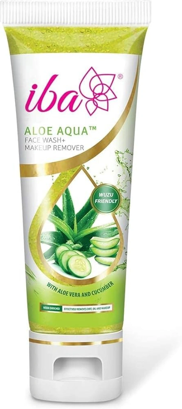 Iba Facewash + Makeup Remover Aloe Aqua 100ml