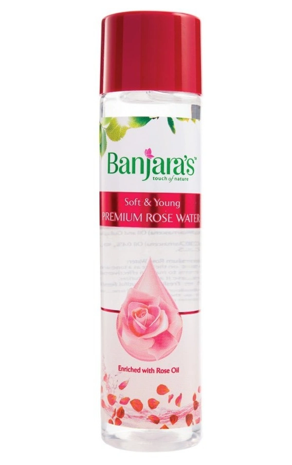 Banjaras Soft Premium Rose Water Young, 120ml