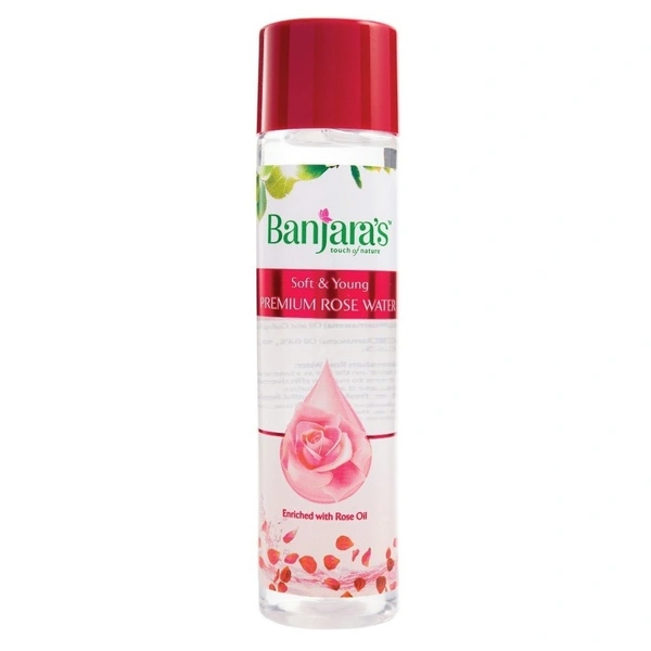 Banjaras Soft Premium Rose Water Young, 30ml