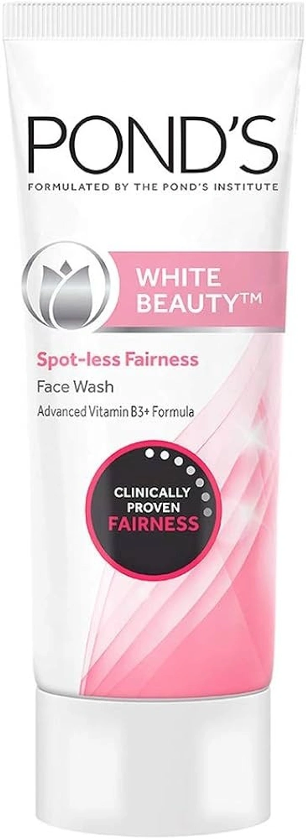 Pond's White Beauty Spot Less Fairness Face Wash, 50g