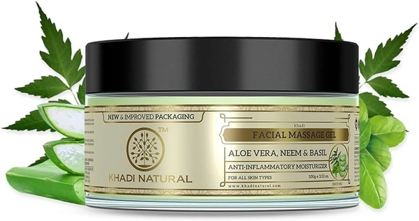 Khadi Herbal Rose And Aloevera Face Massage Gel, 100g
