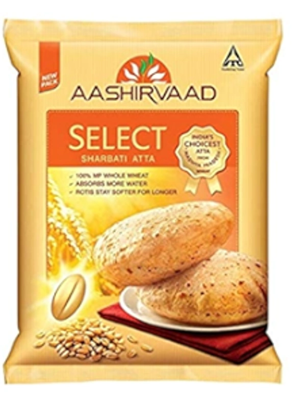 Aashirvaad Select Sharbati Atta Packet, 1 kg