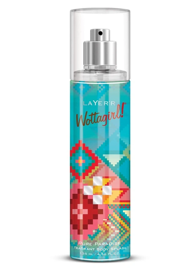 Layer'R Wottagirl Pure Paradise Fragrant Body Splash, 135ml