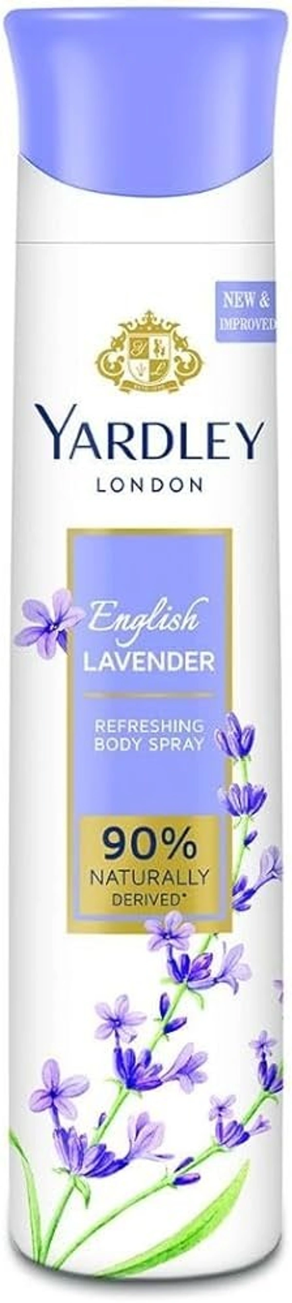 Yardley London English Lavender Refreshing Body Spray, 150ml