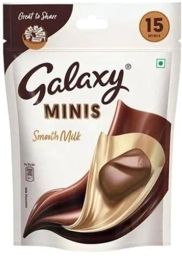 Galaxy Milk Chocolate Smooth Milk Bag, 90g