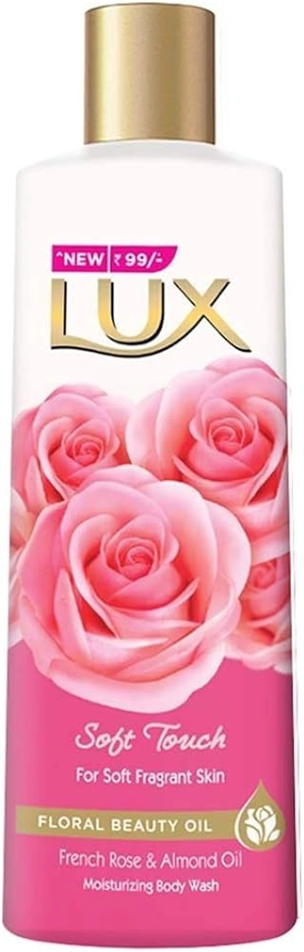 Lux Soft Touch Floral Beauty French Rose& Almond Oil, 235g