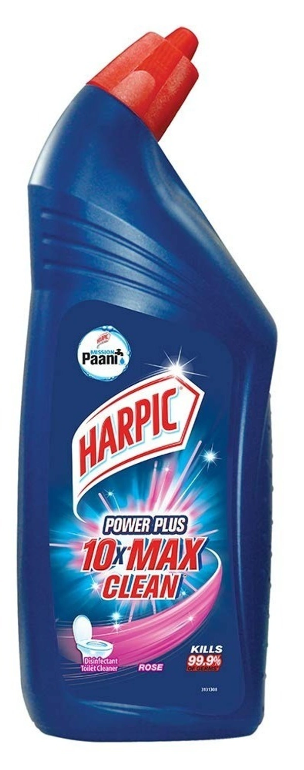 Harpic Disinfective Toilet Cleaner Power Plus Stain Removal Rose, 1L