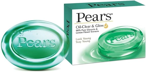 Pears Oil Clear and Glow Soap Bar, 75g