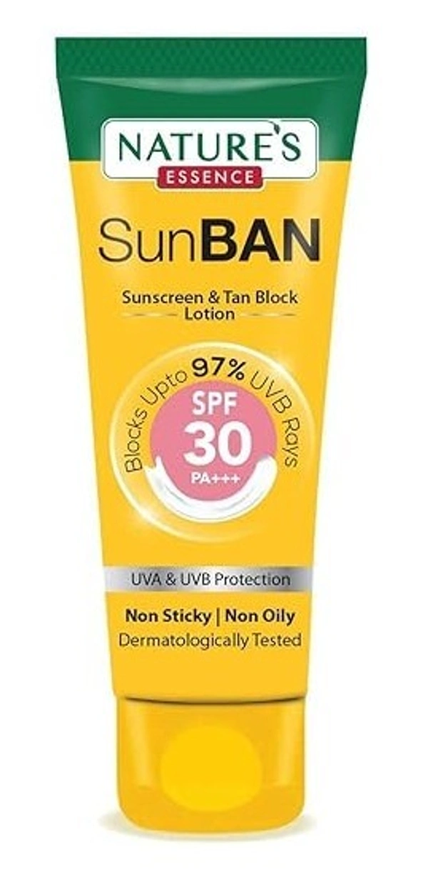 Nature's Sun Ban Sunscreen Lotion SPF - 30, 120ml