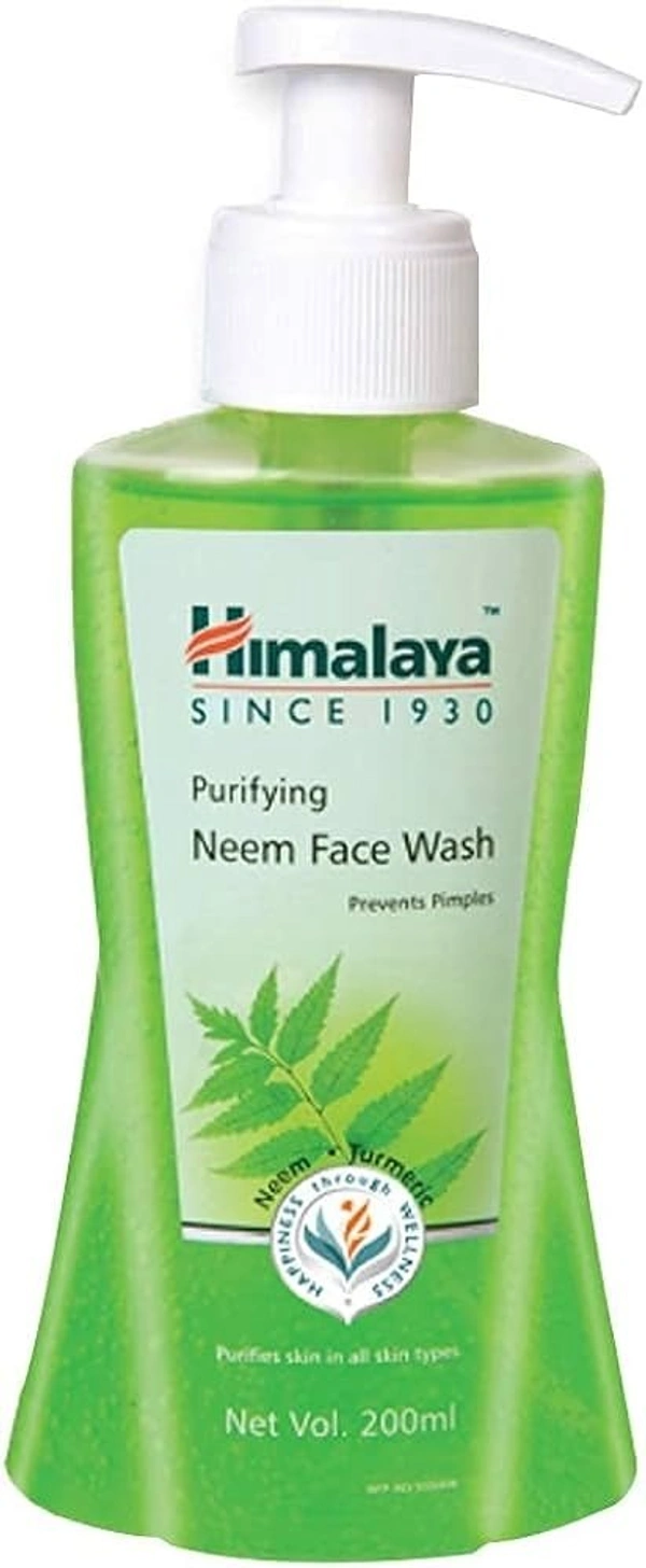 Himalaya Purifying Neem Facewash, 200ml