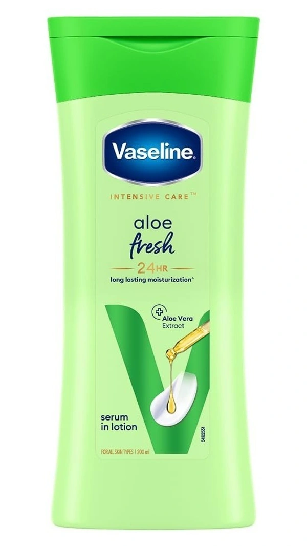 Vaseline Intensive Care Aloe Fresh Body Lotion, 200ml