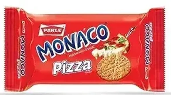Parle Monaco Pizza Flavour Crackers, 50g