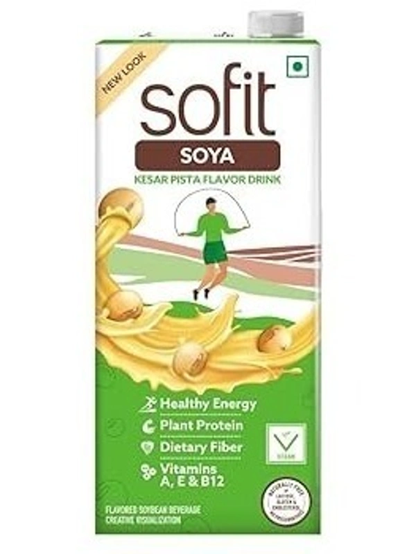 Sofit Soya Milk Kesar Pista - 1L