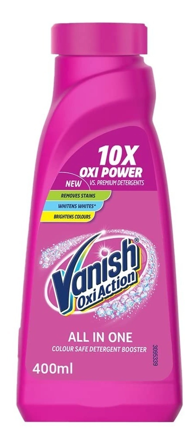 Vanish All In One Colour Safe Detergent Booster Liquid, 400ml