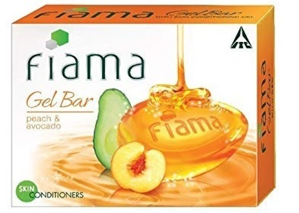 Fiama Peach& Avocado Bathing Gel Bar, 75g