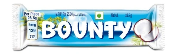 Bounty Chocolate Bar, 28.5g