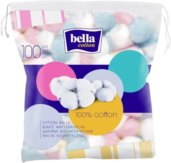 Bella Cotton Balls, 100 pcs