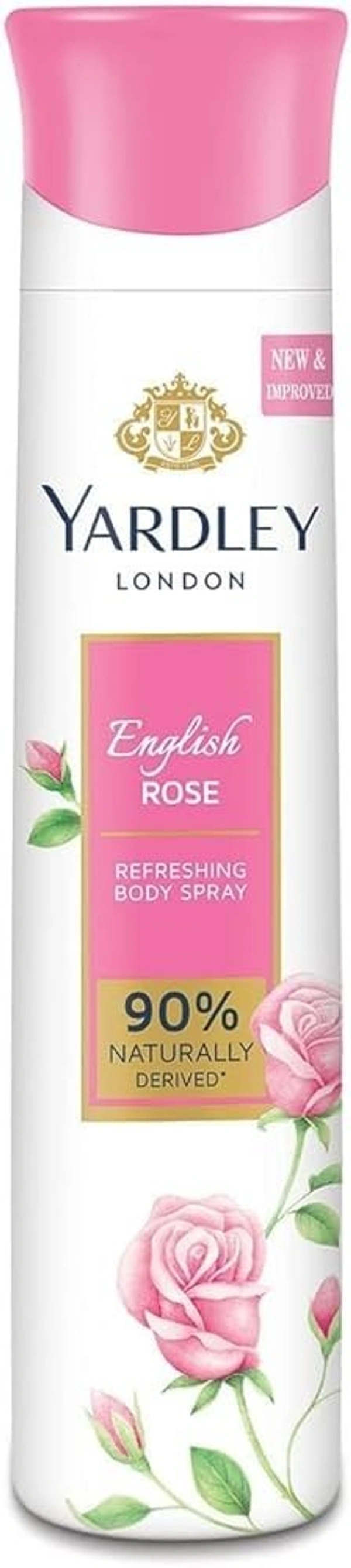 Yardley London English Rose Refreshing Body Spray, 150ml