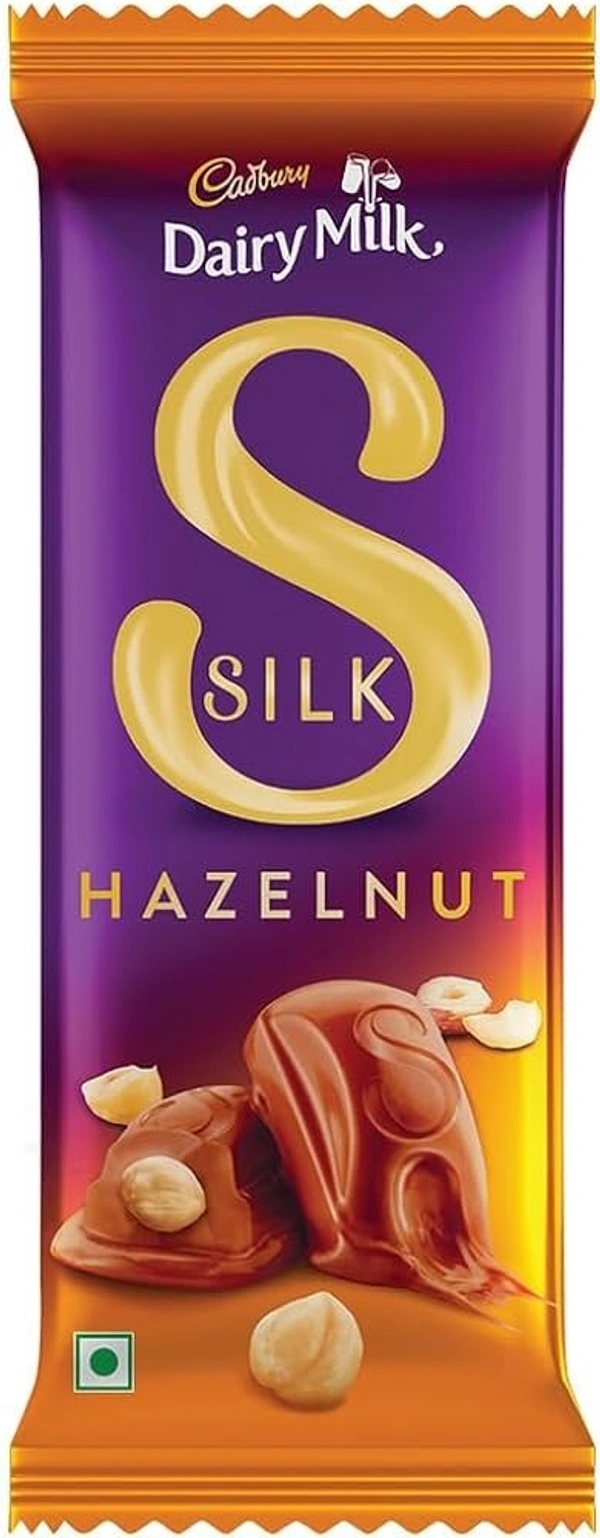 Cadbury Dairy Milk Silk Chocolate Bar Hazelnut, 58g