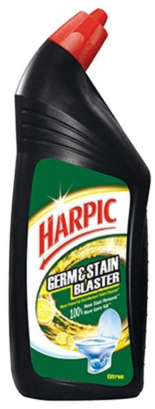 Harpic Disinfectant Toilet Cleaner Germ& Stain Blaster Citrus, 750ml