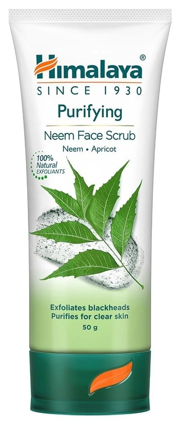 Himalaya Purifying Neem Scrub (Neem& Apricot), 50g, 50g
