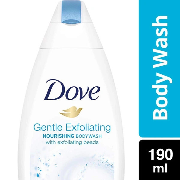 Dove Gentle Exfoliating Nourishing Body Wash (Free Loofah), 190ml