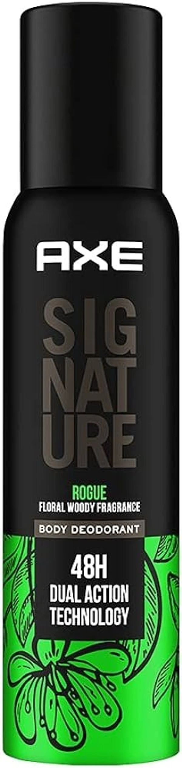 Axe Signature Body Deodorant Rogue Floral Woody Fragrance, 154ml