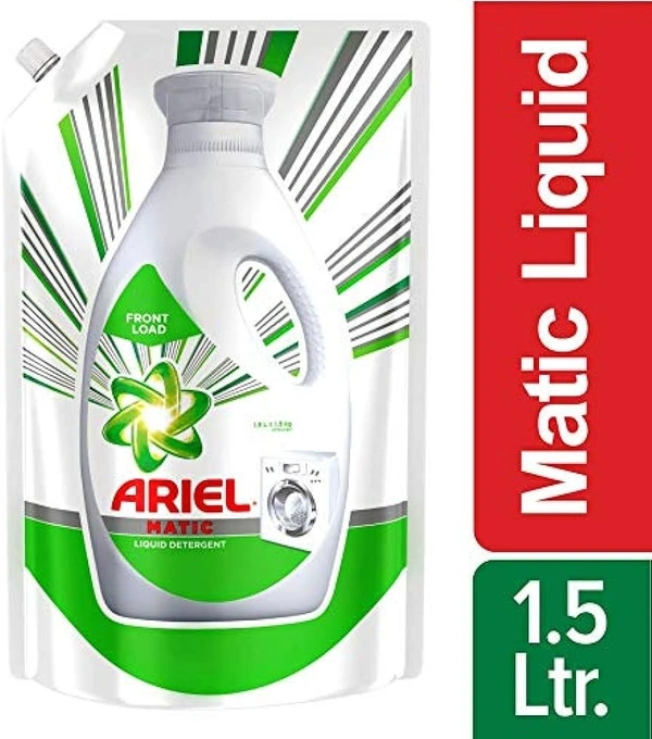 Ariel Matic Liquid Detergent Front Load, 1.5L