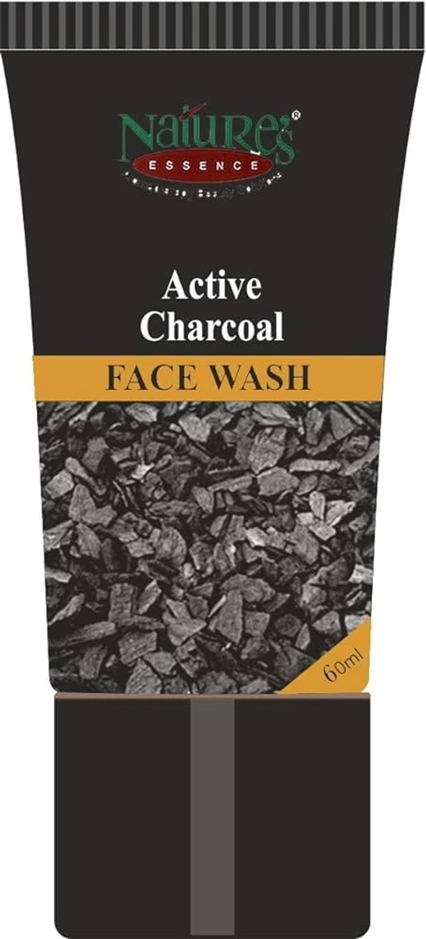 Nature's Essence Organic Active Charcoal Face Wash, 60ml
