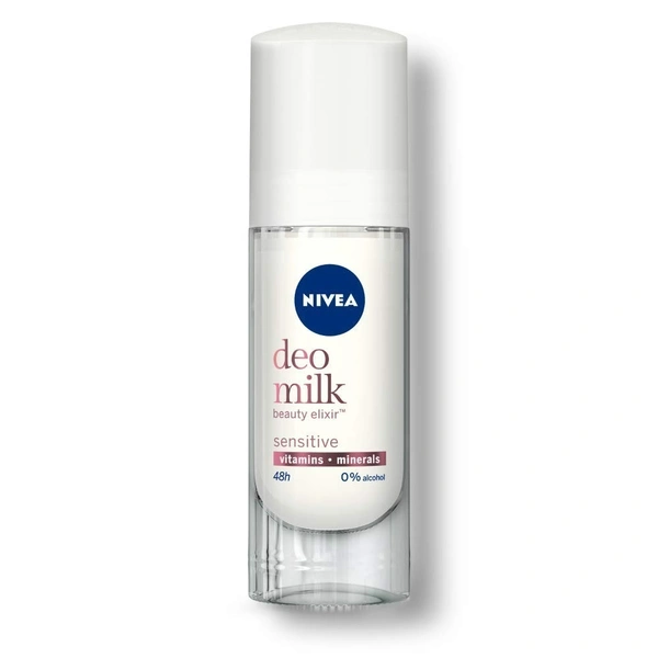 Nivea Deodorant, Deo Milk Sensitive Roll On for Women, 40ml