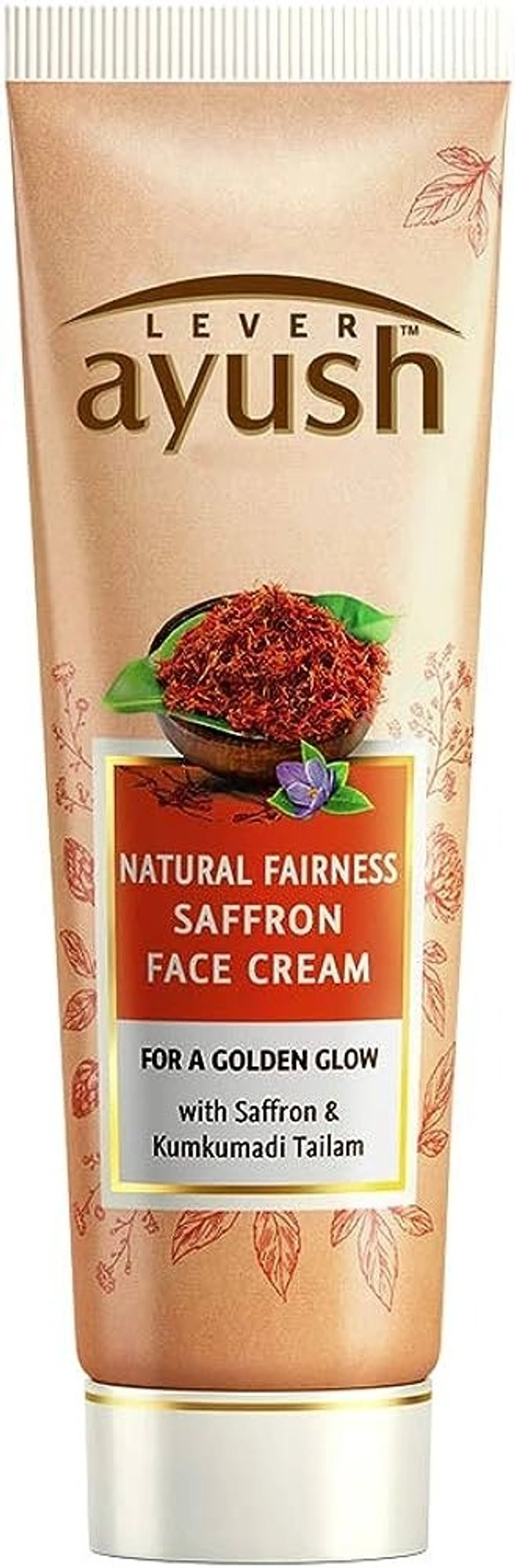 Lever Ayush Natural Fairness Saffron Face Cream, 50g
