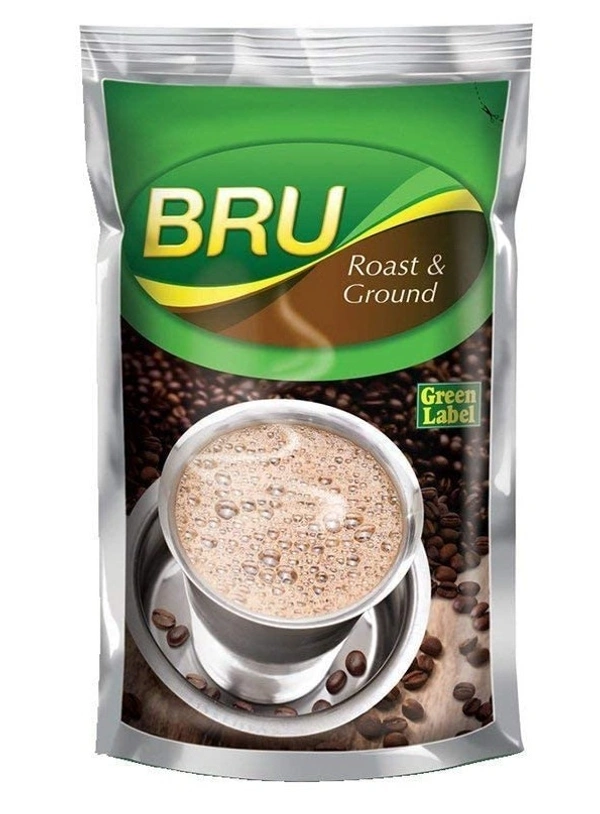 Bru Green Label Coffee Powder, 200g Pouch