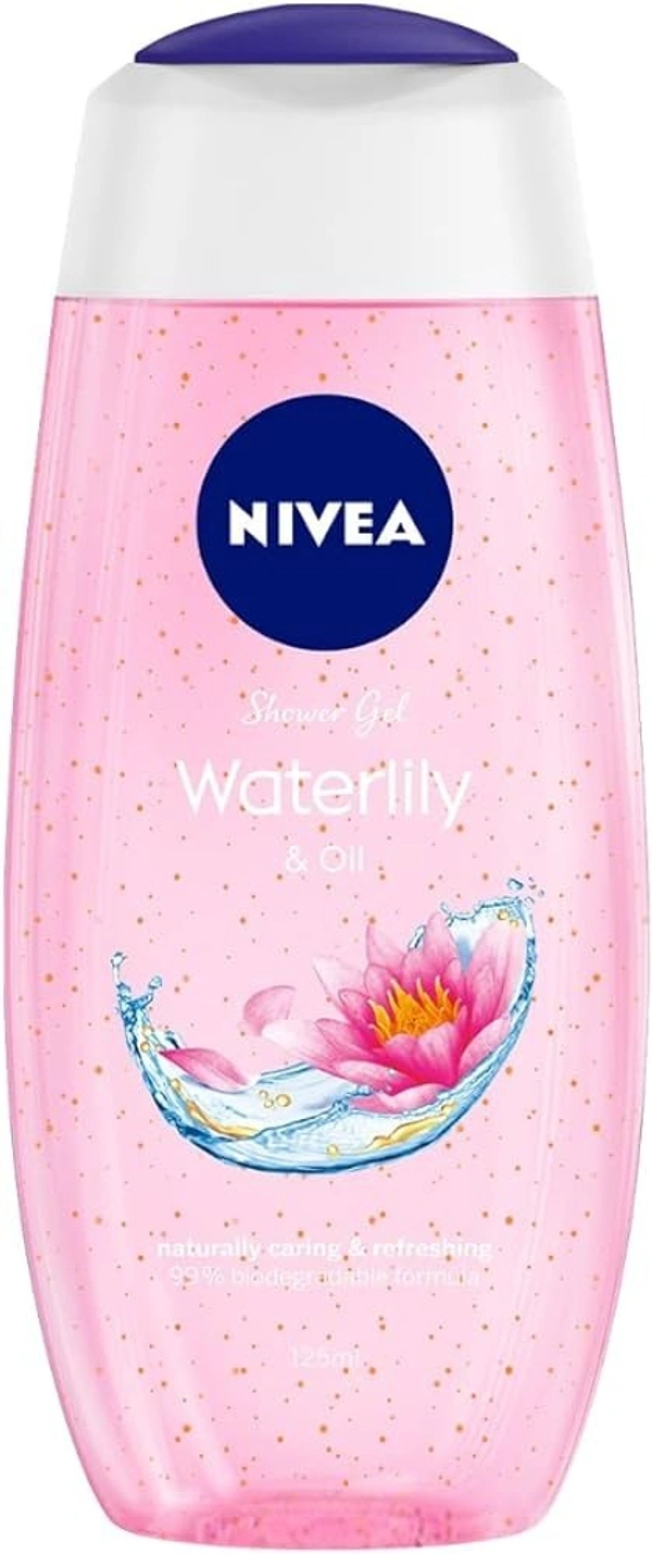 Nivea Shower Gel Waterlily Oil, 125ml