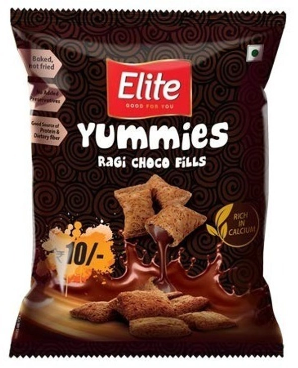 Elite Yummies Ragi Choco Fill, 22g