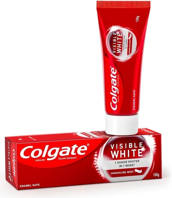 Colgate Toothpaste Visible White, 50g